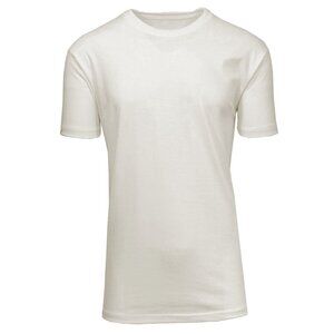 Blue Ice‎ Men's Short Sleeve Crew Neck Classic T-shirt Color White Size XL